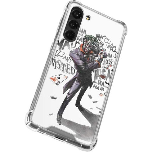 DC Comics The Joker Brilliantly Twisted Galaxy S24 FE Clear Case