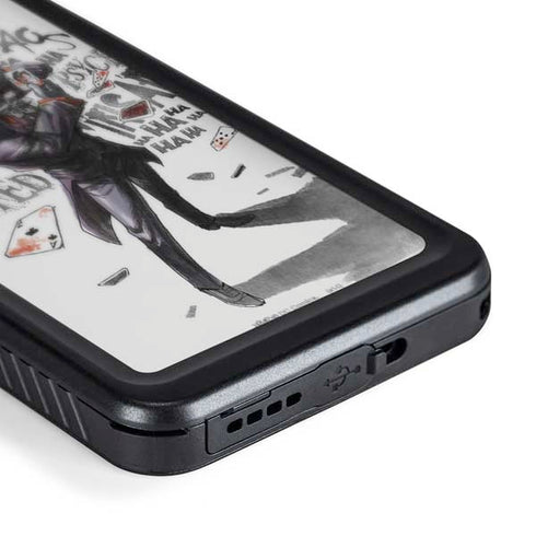 DC Comics The Joker Brilliantly Twisted Galaxy S24 Plus Waterproof Case