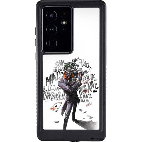 DC Comics The Joker Brilliantly Twisted Galaxy S24 Ultra Waterproof Case