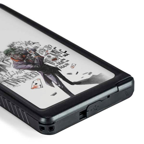 DC Comics The Joker Brilliantly Twisted Galaxy S24 Ultra Waterproof Case