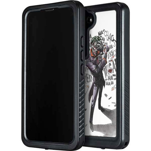 DC Comics The Joker Brilliantly Twisted Galaxy S24 Waterproof Case