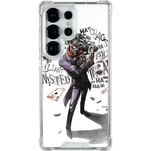 DC Comics The Joker Brilliantly Twisted Galaxy S25 Ultra Clear Case