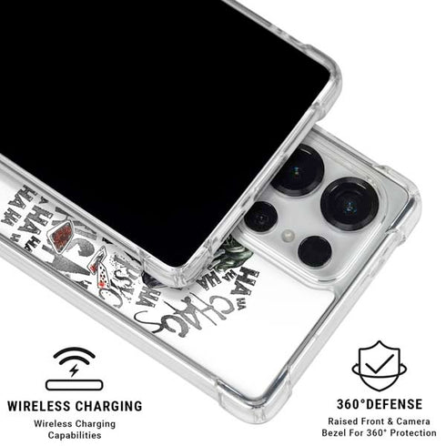 DC Comics The Joker Brilliantly Twisted Galaxy S25 Ultra Clear Case