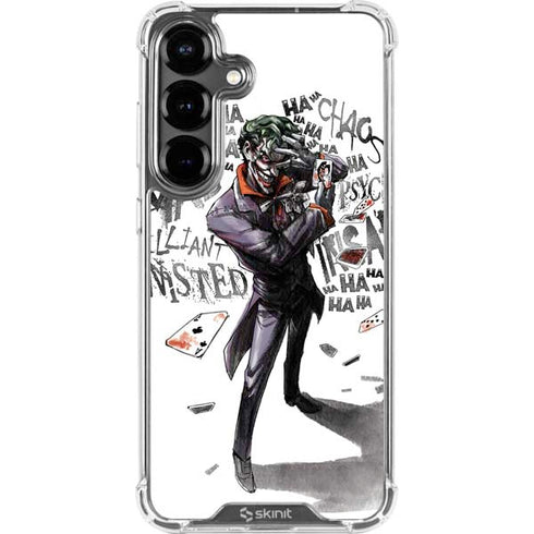 DC Comics The Joker Brilliantly Twisted Galaxy S26 Plus Clear Case