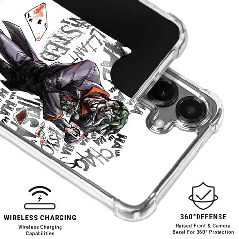 DC Comics The Joker Brilliantly Twisted Galaxy S26 Plus Clear Case
