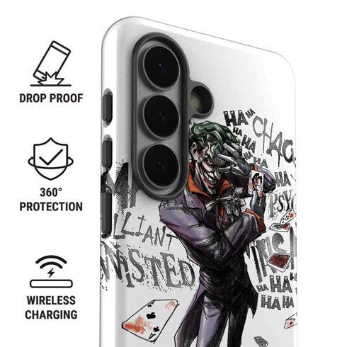 DC Comics The Joker Brilliantly Twisted Galaxy S26 Plus Impact Case