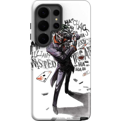 DC Comics The Joker Brilliantly Twisted Galaxy S26 Ultra Impact Case