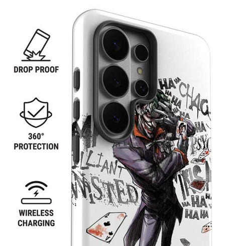 DC Comics The Joker Brilliantly Twisted Galaxy S26 Ultra Impact Case