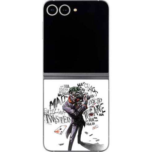 DC Comics The Joker Brilliantly Twisted Galaxy Z Flip6 Skin