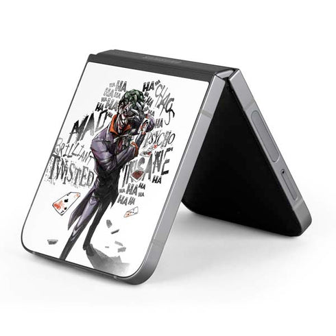 DC Comics The Joker Brilliantly Twisted Galaxy Z Flip6 Skin