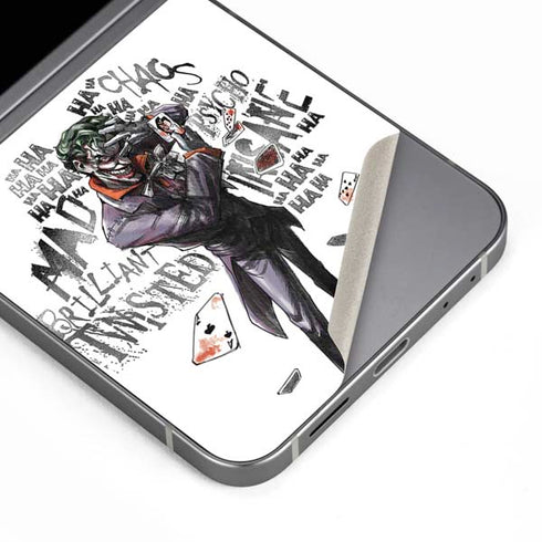 DC Comics The Joker Brilliantly Twisted Galaxy Z Flip6 Skin