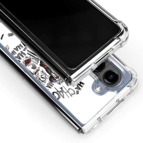 DC Comics The Joker Brilliantly Twisted Galaxy Z Fold5 5G Clear Case