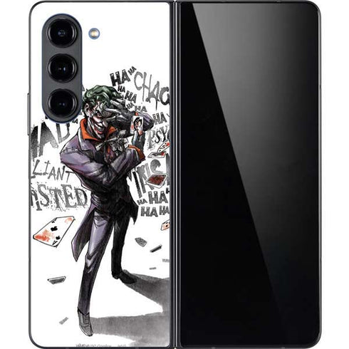 DC Comics The Joker Brilliantly Twisted Galaxy Z Fold5 5G Skin