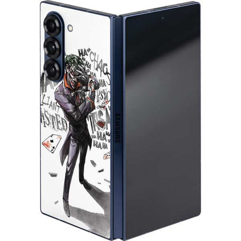 DC Comics The Joker Brilliantly Twisted Galaxy Z Fold6 Skin