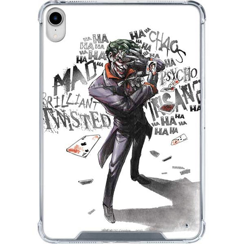DC Comics The Joker Brilliantly Twisted iPad 11th Gen (2025) Clear Case
