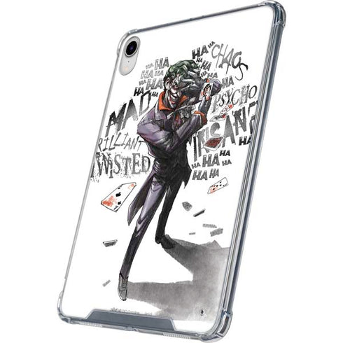 DC Comics The Joker Brilliantly Twisted iPad 11th Gen (2025) Clear Case