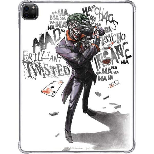 DC Comics The Joker Brilliantly Twisted iPad Pro 11in (2024) Clear Case