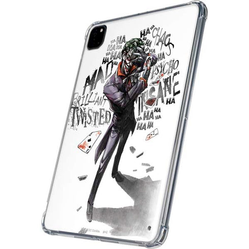 DC Comics The Joker Brilliantly Twisted iPad Pro 11in (2024) Clear Case