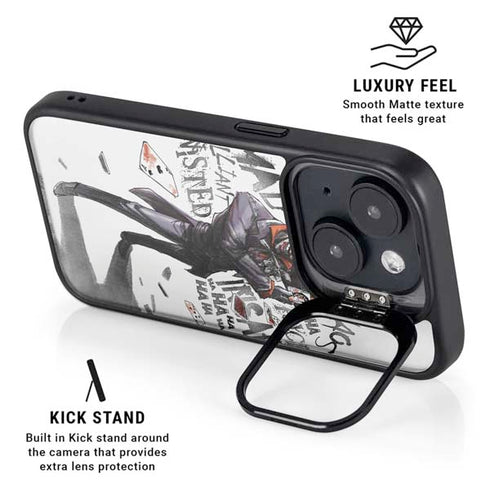 DC Comics The Joker Brilliantly Twisted iPhone 14 Kickstand Case