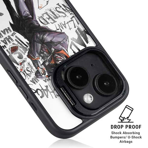 DC Comics The Joker Brilliantly Twisted iPhone 14 Kickstand Case