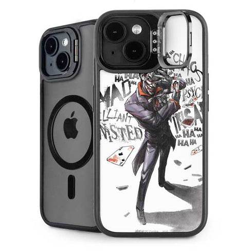 DC Comics The Joker Brilliantly Twisted iPhone 15 Kickstand Case