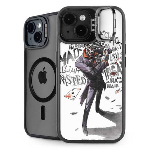 DC Comics The Joker Brilliantly Twisted iPhone 15 Plus Kickstand Case