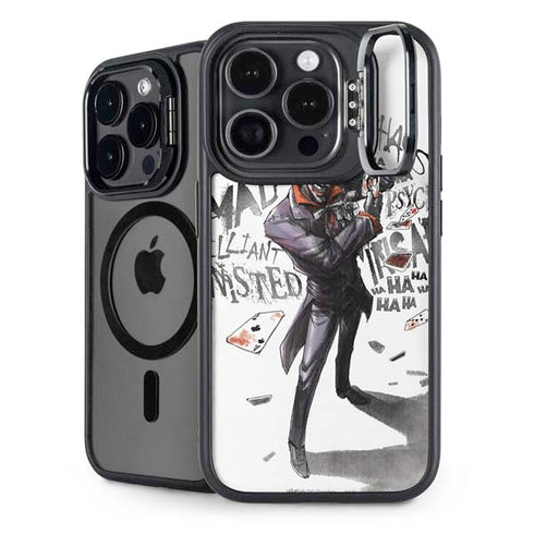 DC Comics The Joker Brilliantly Twisted iPhone 15 Pro Max Kickstand Case