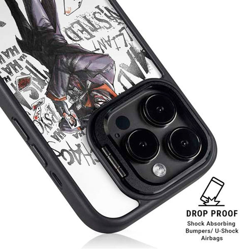 DC Comics The Joker Brilliantly Twisted iPhone 15 Pro Max Kickstand Case