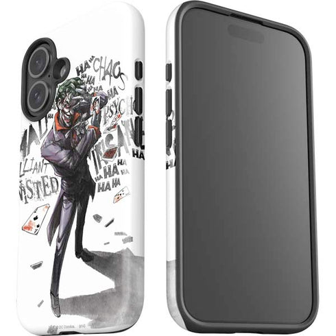 DC Comics The Joker Brilliantly Twisted iPhone 16 Impact Case