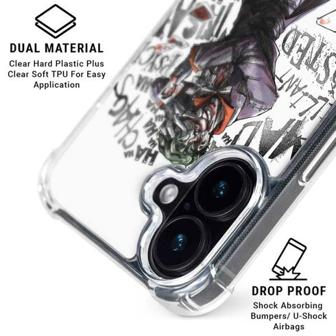 DC Comics The Joker Brilliantly Twisted iPhone 16 MagSafe Case