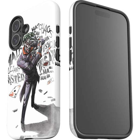 DC Comics The Joker Brilliantly Twisted iPhone 16 Plus Impact Case