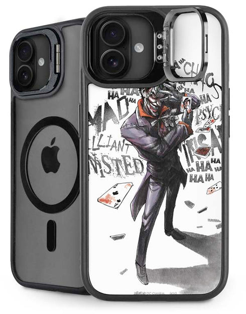 DC Comics The Joker Brilliantly Twisted iPhone 16 Plus Kickstand Case