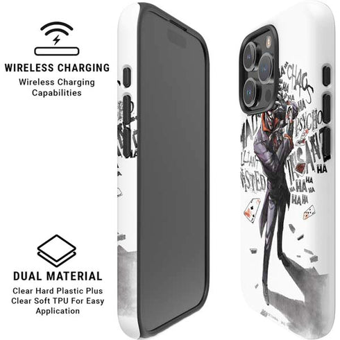 DC Comics The Joker Brilliantly Twisted iPhone 16 Pro Magsafe Impact Case