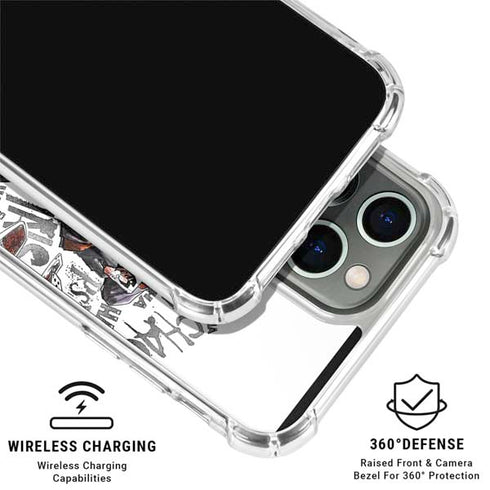 DC Comics The Joker Brilliantly Twisted iPhone 16 Pro Max Clear Case