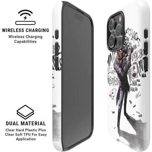DC Comics The Joker Brilliantly Twisted iPhone 16 Pro Max Magsafe Impact Case