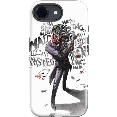 DC Comics The Joker Brilliantly Twisted iPhone 16e Impact Case