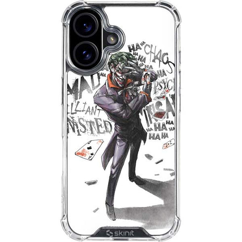 DC Comics The Joker Brilliantly Twisted iPhone 17 Clear Case