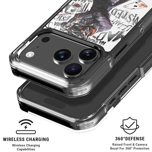 DC Comics The Joker Brilliantly Twisted iPhone 18 Pro Clear Case