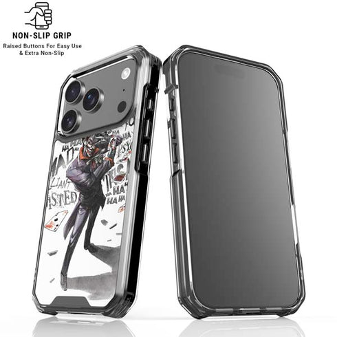 DC Comics The Joker Brilliantly Twisted iPhone 18 Pro Clear Case