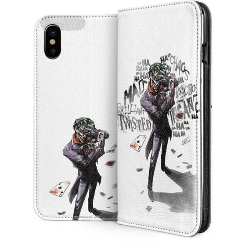 DC Comics The Joker Brilliantly Twisted iPhone 8 Folio Case