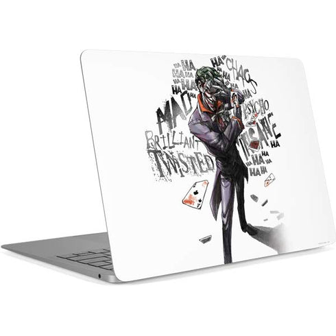 DC Comics The Joker Brilliantly Twisted Apple MacBook Air Skin