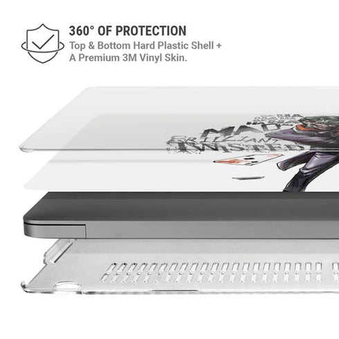 DC Comics The Joker Brilliantly Twisted MacBook Pro 14in (2021-24) Case plus Skin