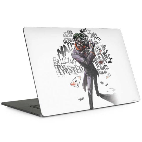 DC Comics The Joker Brilliantly Twisted MacBook Skins