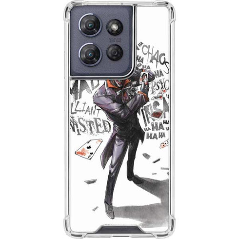 DC Comics The Joker Brilliantly Twisted Moto G 5G (2025) Clear Case