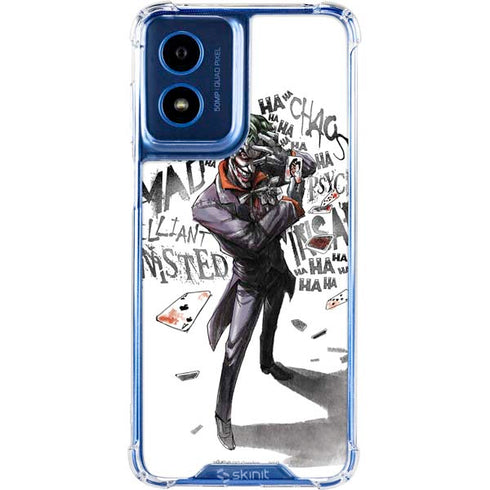 DC Comics The Joker Brilliantly Twisted Moto G 5G (2024) Clear Case