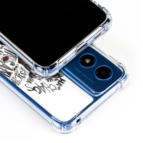 DC Comics The Joker Brilliantly Twisted Moto G 5G (2024) Clear Case