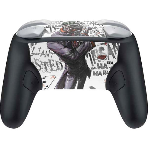 DC Comics The Joker Brilliantly Twisted Nintendo Switch 2 (2025) Pro Controller Skin
