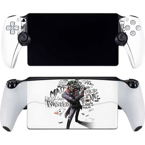 DC Comics The Joker Brilliantly Twisted PlayStation Portal Remote Player Skin
