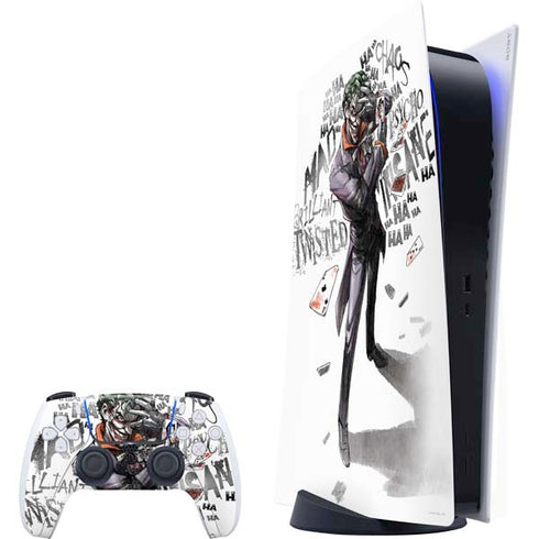 DC Comics The Joker Brilliantly Twisted PlayStation PS5 Skins