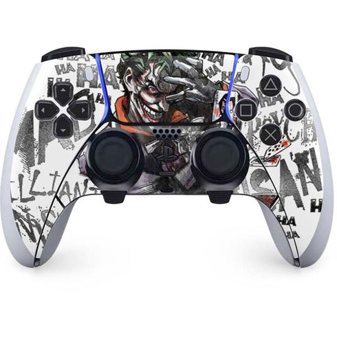 DC Comics The Joker Brilliantly Twisted PS5 DualSense Edge Pro Controller Skin
